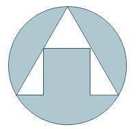 A square is inscribed in an equilateral triangle that is inscribed in a circle.

A square is inscr