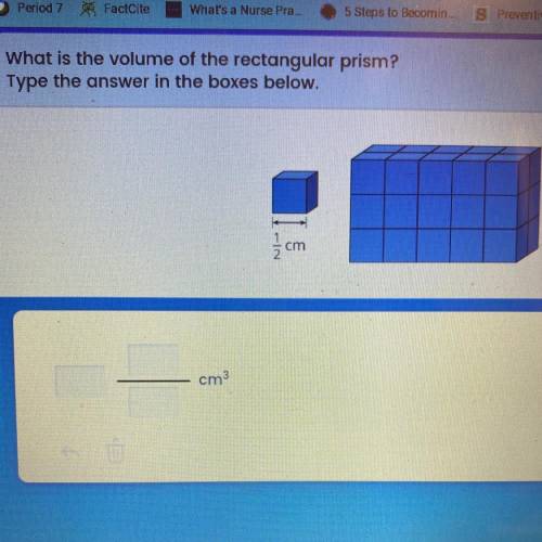 HELLPPPPPPPP PLS. What is the volume of the rectangular prism?

Type the answer in the boxes below