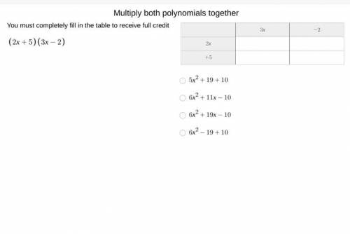 Multiply both polynomials together