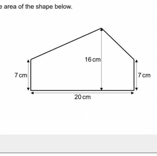 ￼find the area of the shape below