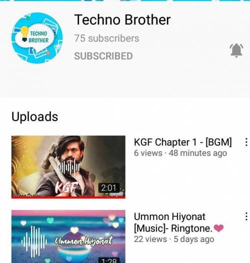 Hey pls subscribe..you will get amazing music here in my channel..​