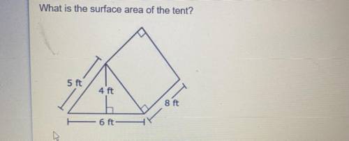 What is the surface area of the tent?