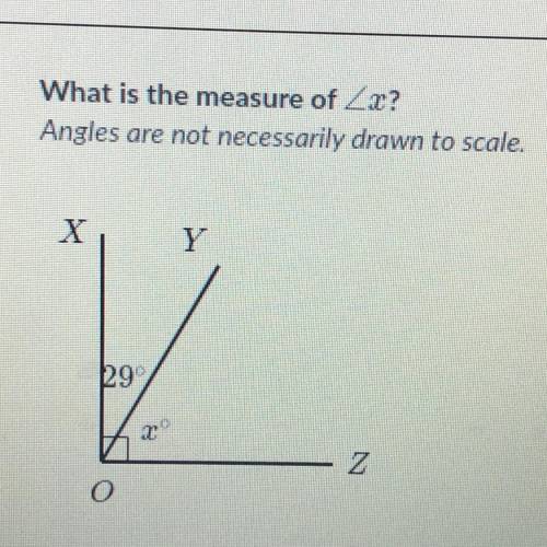 What is the measure of Zr?

Angles are not necessarily drawn to scale.
х
Y
299
- Z