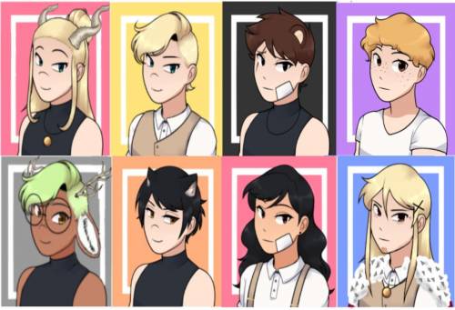 What do yall think of my oc's for a story?

Claude-male Jhan-enby Mithra-female Fawn-female
Kandma
