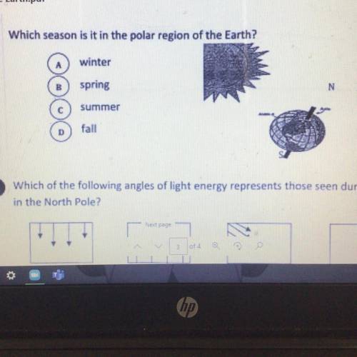 Movement of the Earth.pdf

3. Which season is it in the POLAR REGION of the earth?
Picture is prov