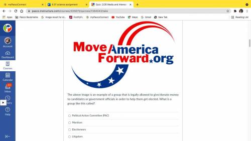 The above image is an example of a group that is legally allowed to give/donate money to candidates