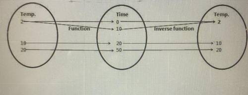 4. Based on this mapping diagram does the inverse graph represent a function? Why or why not?

Ple