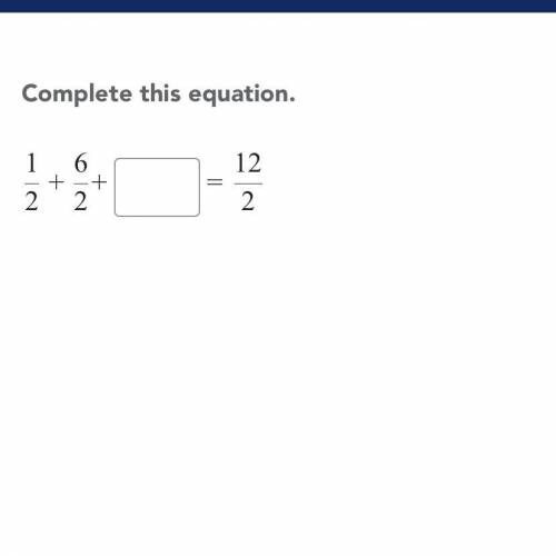 Complete this equation 
Decompose fraction