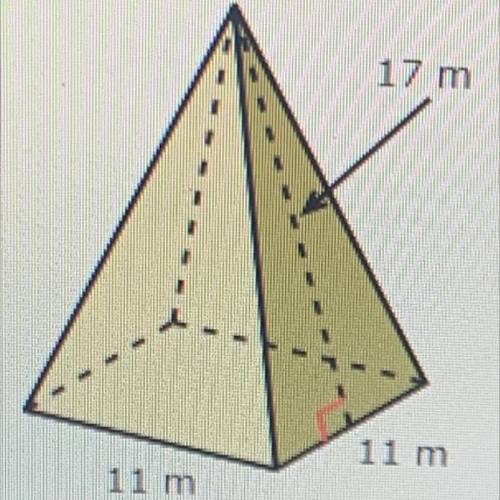 Find the Surface area of the following figure below