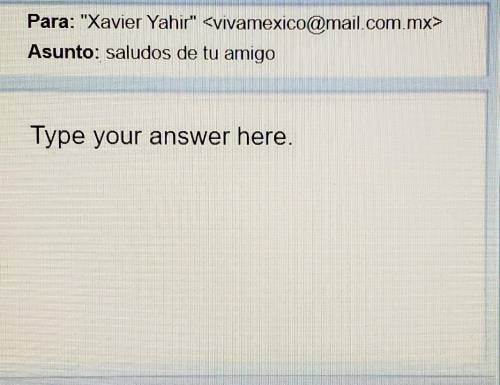 Instructions: Write an e-mail in Dpanish to your friend Xavier about the different sports you play