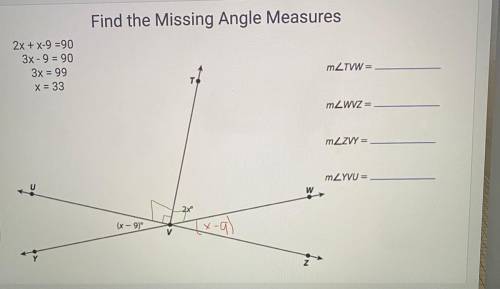Missing angle measures, please help out!