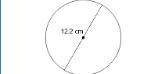Find the circumference of this circle. Use your calculators value of pi. Round answers to the neare