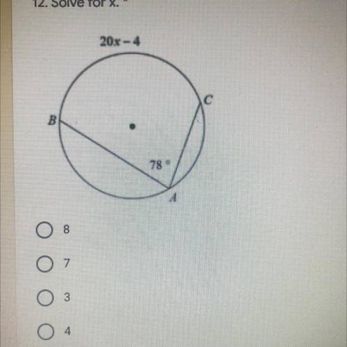 Solve for x
Need help with this last question