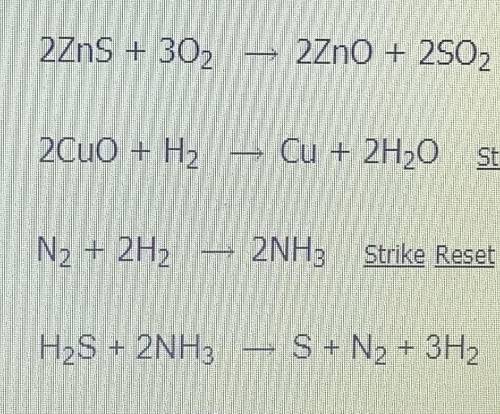 Which of the chemical equations below is properly balanced???