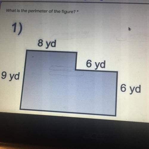 What is the perimeter of the figure?