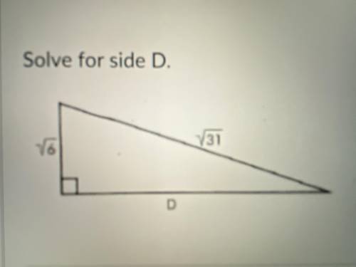 Help please, solve for D 
12 
25
4
5
