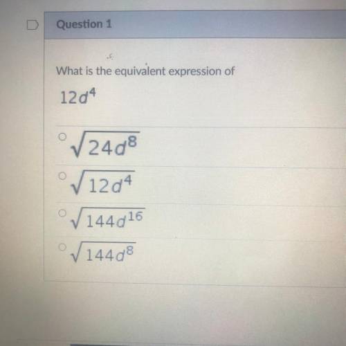 What is the equivalent expression of 12d4