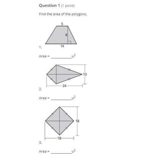 PLEASE HELPP
Please find the areas of these shape