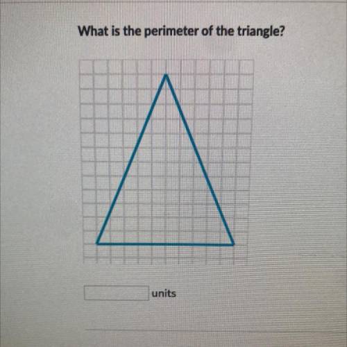 What is the perimeter of the triangle?