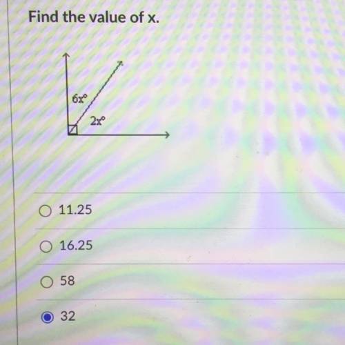 Find the value of x. 6x/2x
help please