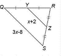 Solve for x.

Question 6 options:
A) 
10
B) 
13 
C) 
12 
D) 
11