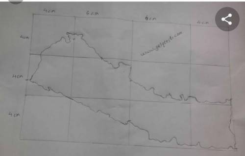 How to Draw Nepal Map​