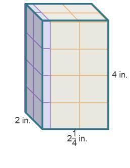 HELP PLEASEWhat is the volume of the prism? _____ in.3.