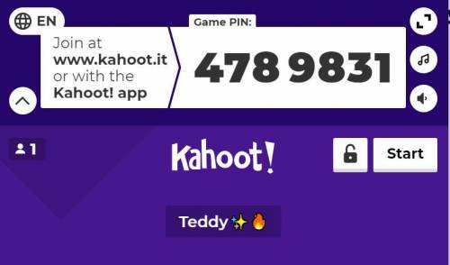 IF YOU WANT TO PLAY K A H O O T THE JOIN CODE IS 4789831 PLEASE JOIN. THE QUESTION WILL SHOW UP ON