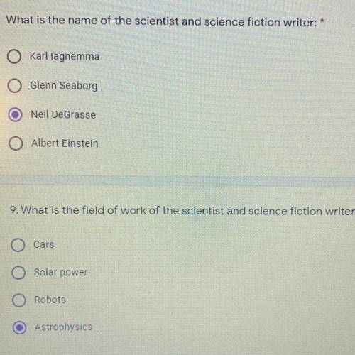 What is the name of the scientist and science fiction writer: *