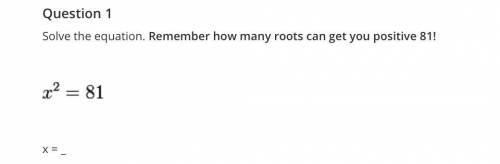 First answer gets brainest. 8th grade math root question