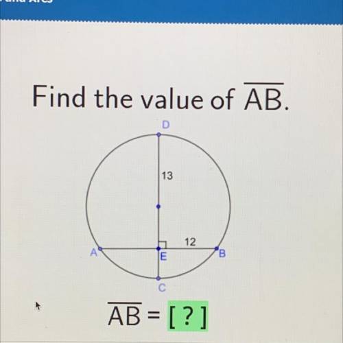 Find the value of AB.