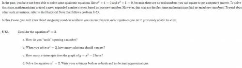 Need help Math Imaginary numbers Alg 2