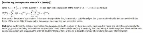 Since ka = summation of α from j=1 to k for any quantity α, we can start the computation of the mea