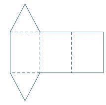 What figure can be made using the net shown?

a triangular prism
a rectangular prism
a triangular