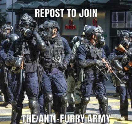 JOIN THE ANTI FURRY ARMY