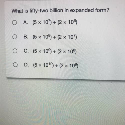 What is fifty-two billion in expanded form?