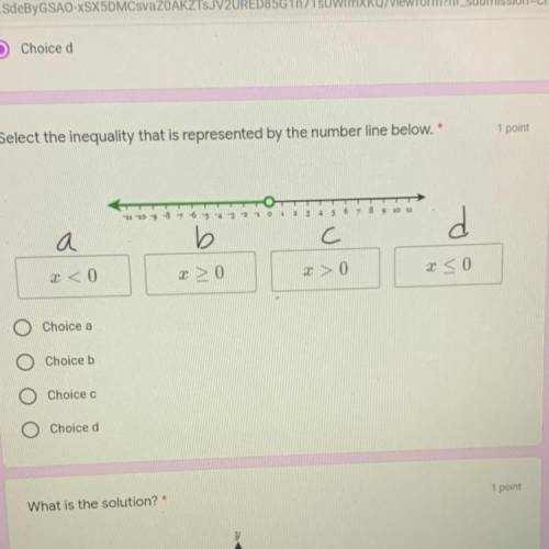 Select the inequality that is represented by the number line below 
NO LINKS OR I WILL REPORT