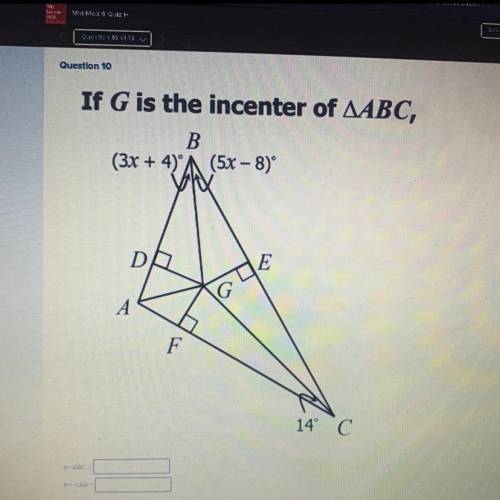 I need to find the measurement of angle abc and angle cag. please help!!