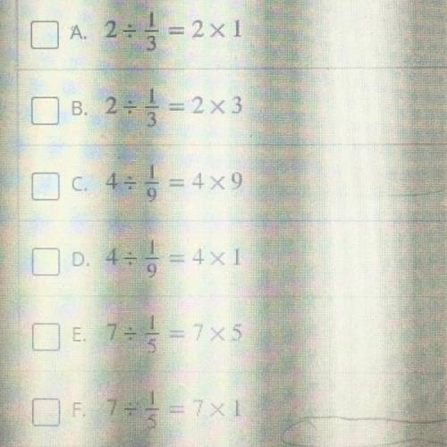 Which equations are true?