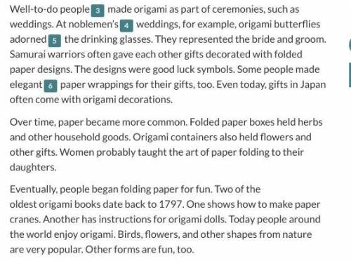 How does the text help readers understand the connection between origami and wealth in japan?