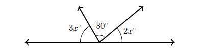 Which equation can be used to solve for xxx in the following diagram?

Choose 1 
(Choice A)