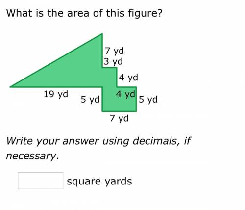 What is the area of this figure? Write your answer using decimals, if necessary.