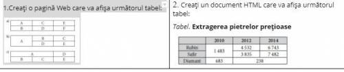 Create a webpage that will display the following table
Notepad