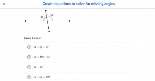 Please solve the equation for this missing angle. Please Help ASAP!!!