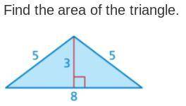 I learned how to find the area of a triangle with 2 numbers (0.5*b*h), but how do you find the area