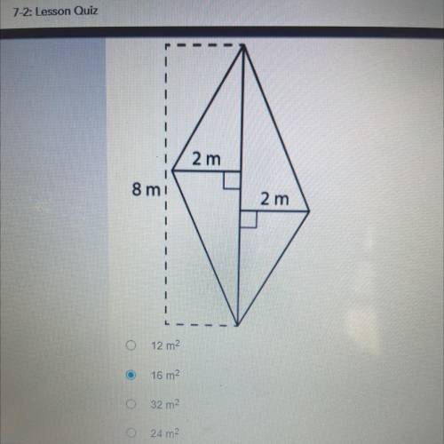 What is the area of the quadrilateral?
