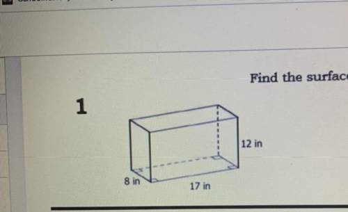 Find the surface area of each figure.