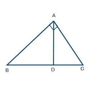 Seth is using the figure shown below to prove Pythagorean Theorem using triangle similarity:

In t