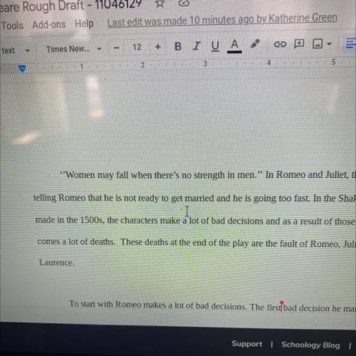 What a good topic sentence for Romeo and Juliet 1968? please help me​