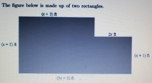 Please help and show work!! What is the total area, in square feet, of the figure?​